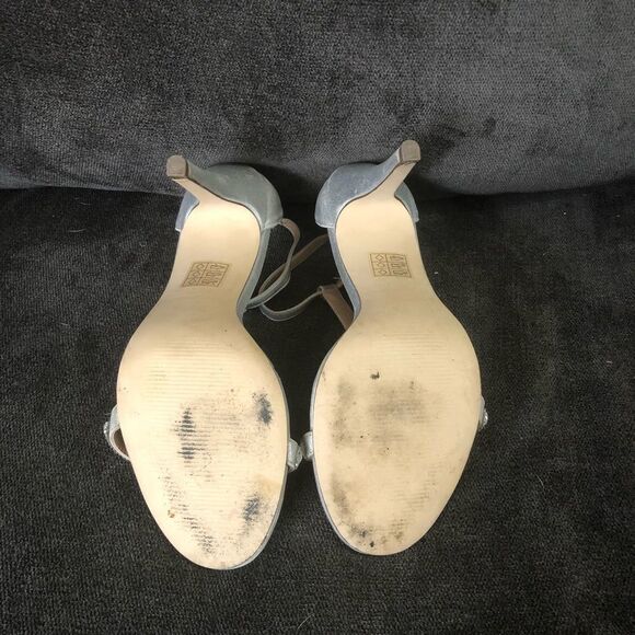 call It Spring Size 9 Silver Rhinestone Stilettos - Picture 5 of 5